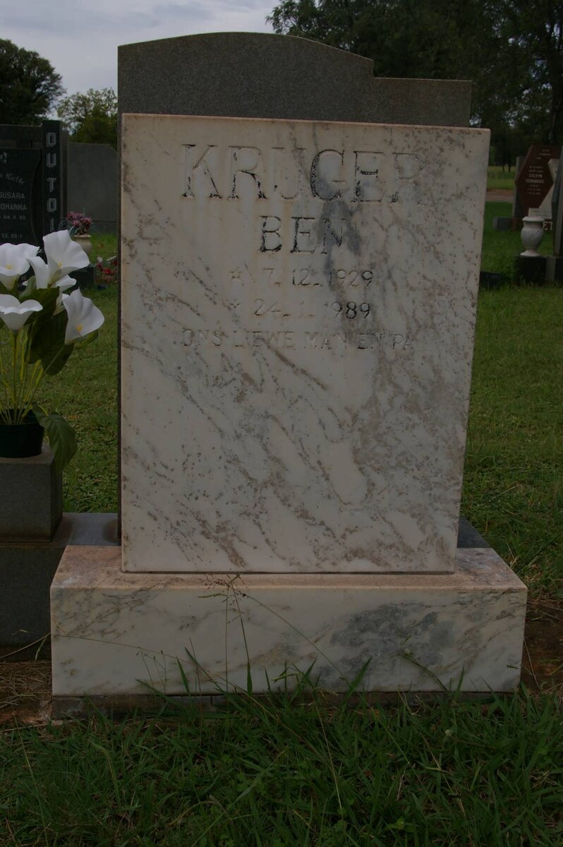KRUGER Ben 1929-1989