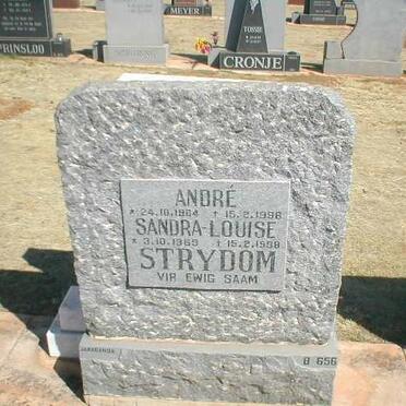 STRYDOM André 1964-1998 &amp; Sandra-Louise 1969-1998