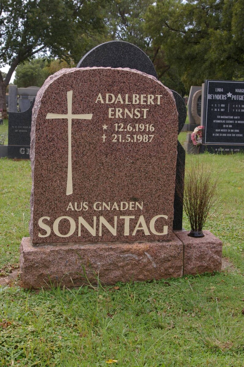 SONNTAG Adalbert Ernst 1916-1987