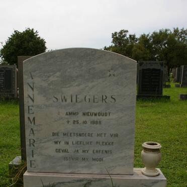 SWIEGERS A.M.M.P. geb NIEUWOUDT -1988