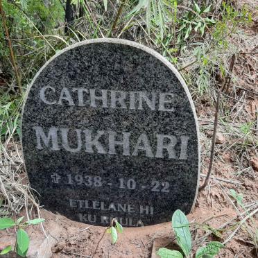 MUKHARI Cathrine -1938
