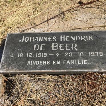 BEER Johannes Hendrik, de 1919-1979