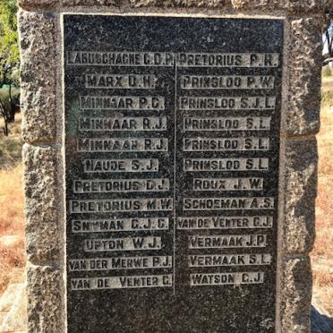 Gauteng, PRETORIA district, Pretoria North, Jopie Fourie Feesterrein, monument