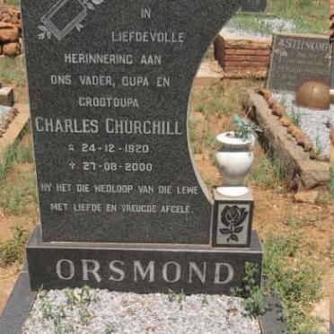 ORSMOND Charles Churchill 1920-2000