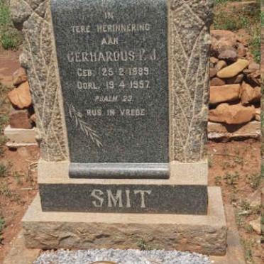 SMIT Gerhardus P.J. 1889-1957