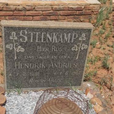 STEENKAMP Hendrik Andries 1881-1962