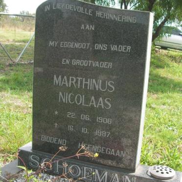 SCHOEMAN Marthinus Nicolaas 1906-1987