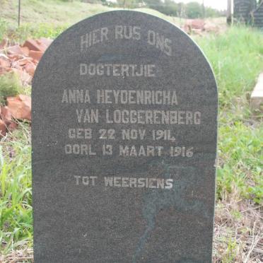 LOGGERENBERG Anna Heydenricha, van 1914-1916