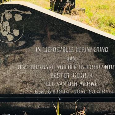 SCHOEMAN Johannes Lodewyk 1903-1968 &amp; Hester Cecilia VAN DER MERWE 1904-1994
