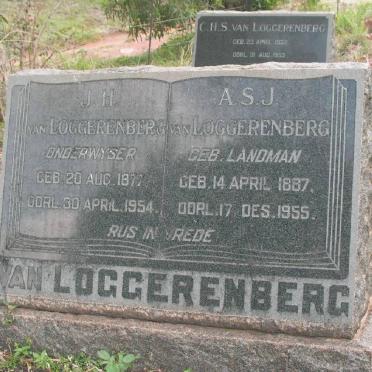 LOGGERENBERG J.H., van 1877-1954 &amp; A.S.J. LANDMAN 1887-1955