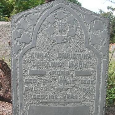 ROOS Anna Christina Susanna Maria 1855-1925