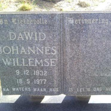 WILLEMSE David Johannes 1932-1977
