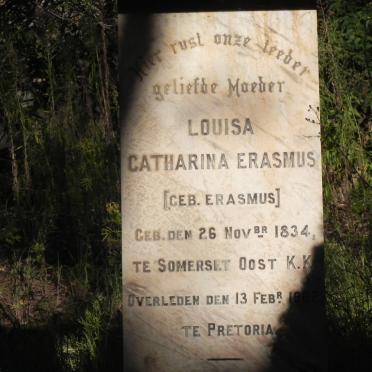 ERASMUS Louisa Catharina nee ERASMUS 1834-1902