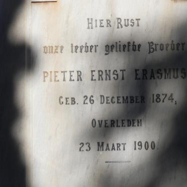 ERASMUS Pieter Ernst 1874-1900
