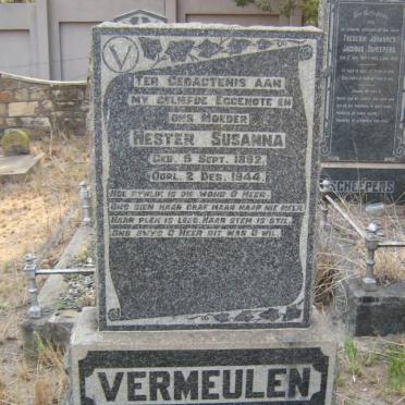 VERMEULEN Hester Susanna 1892-1944