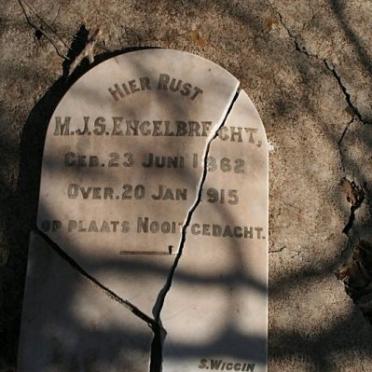 ENGELBRECHT M.J.S. 1862-1915
