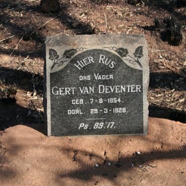 DEVENTER Gert, van 1854-1928