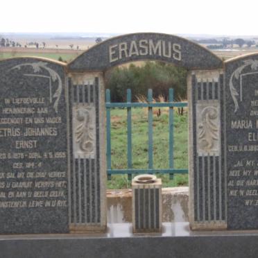 ERASMUS Petrus Johannes Ernst 1878-1959 &amp; Maria Margaretha Elizabeth 1883-1964