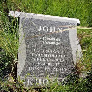 SKHOSANA John 1919-1969