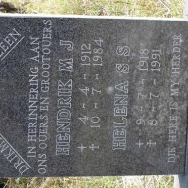 DENNER Hendrik M.J. 1912-1984 &amp; Helena S.S. 1918-1991