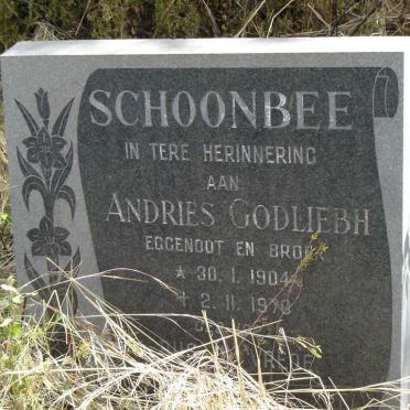 SCHOONBEE Andries Godlieb 1904-1970