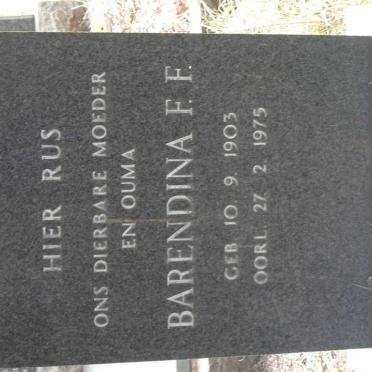 DENNER Barendina F.F. 1903-1975