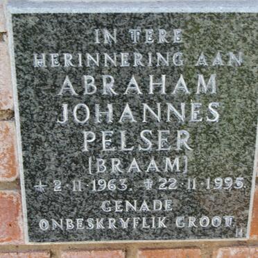 PELSER Abraham Johannes 1963-1995