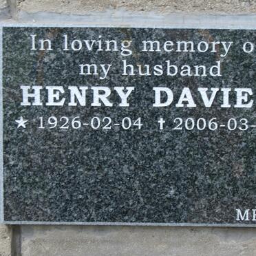 DAVIES Henry 1926-2006