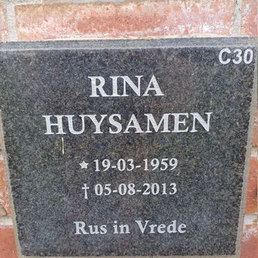 HUYSAMEN Rina 1959-2013