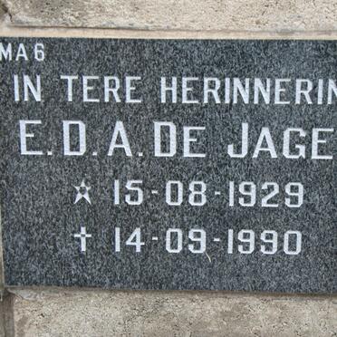 JAGER E.D.A., de 1929-1990