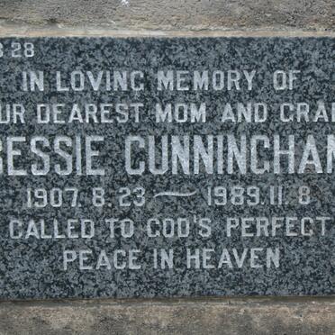 CUNNINGHAM Bessie 1907-1989