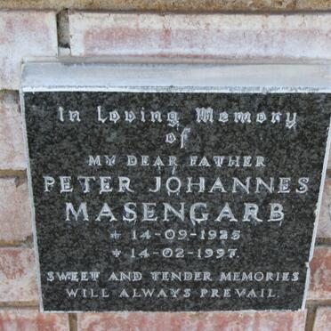 MASENGARB Peter Johannes 1925-1997