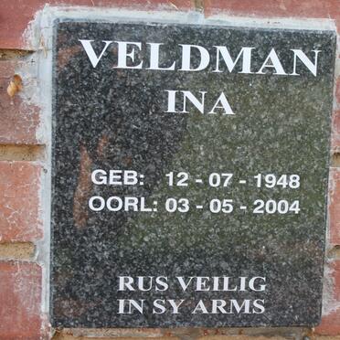 VELDMAN Ina 1948-2004