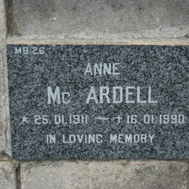 McARDELL Anne 1911-1990