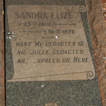 BRUIN Sandra Elize, de 1970-1970