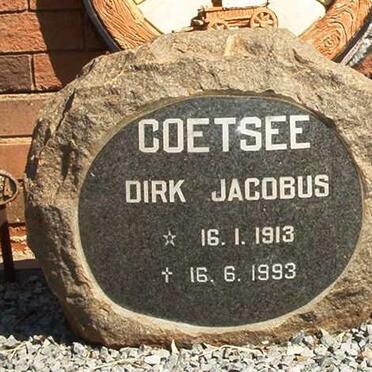 COETSEE Dirk Jacobus 1913-1993