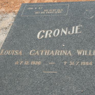 CRONJÉ Louisa Catharina Willemina 1926-1984