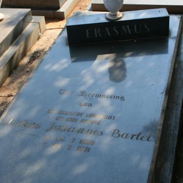 ERASMUS Lukas Johannes Bartel 19?9-1971