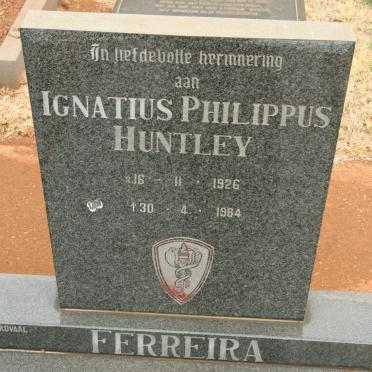 FERREIRA Ignatius Philippus Huntley 1926-1984