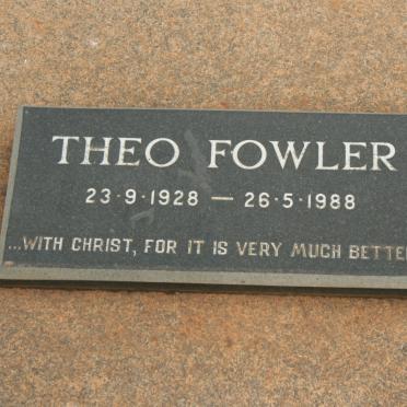 FOWLER Theo 1928-1988