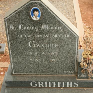 GRIFFITHS Gwynne 1973-1985