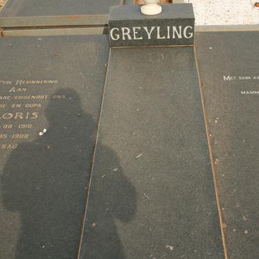 GREYLING Floris 1910-1988 &amp; Baby 1911-2003