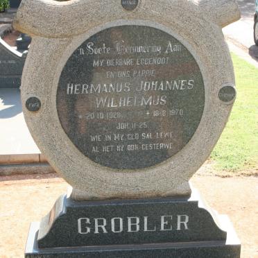 GROBLER Hermanus Johannes Wilhelmus 1928-1970
