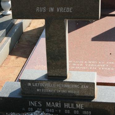 HULME Ines Mari 1940-1989