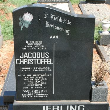 JERLING Jacobus Christoffel 1936-1994