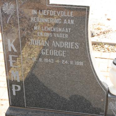 KEMP Johann Andries George 1943-1991