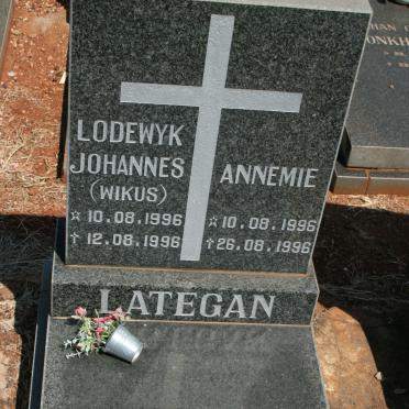 LATEGAN Lodewyk Johannes 1996-1996 :: LATEGAN Annemie 1996-1996