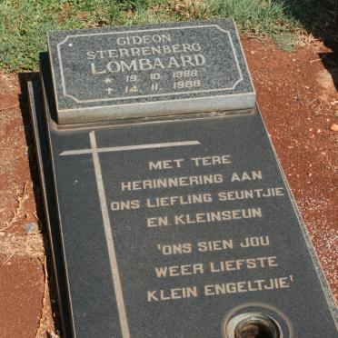 LOMBAARD Gideon Sterrenberg 1988-1988