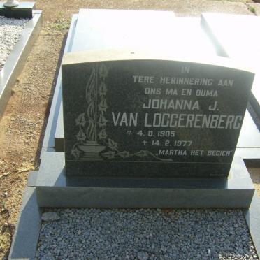 LOGGERENBERG Johanna J., van 1905-1977
