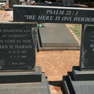 MARAIS Jan H. 1901-1980 &amp; Kotie JOUBERT formerly MARAIS 1915-1999